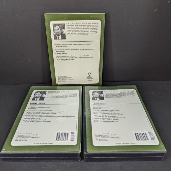 The Great Courses Literature & English Language Shakespeare 1 & 2 with Guidebook - Picture 5 of 6
